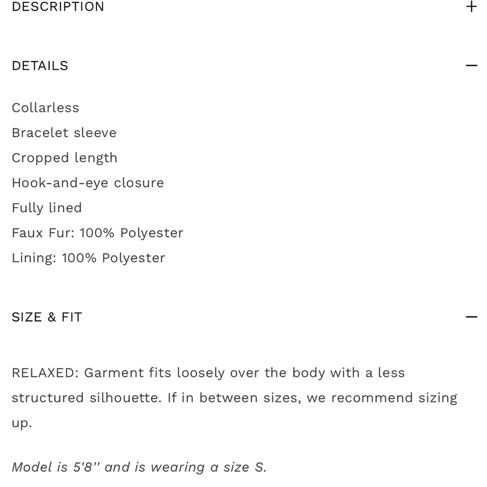 LAMARQUE rowdy faux fur jacket - Picture 4 of 4